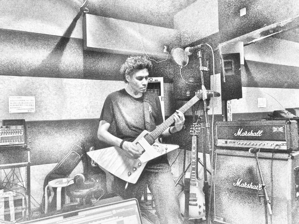 Ricky Kabir is the lead/rhythm guitarist for ME.3P.OH